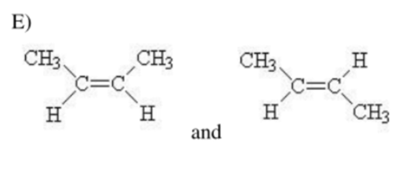 <p>cis-trans isomers</p>