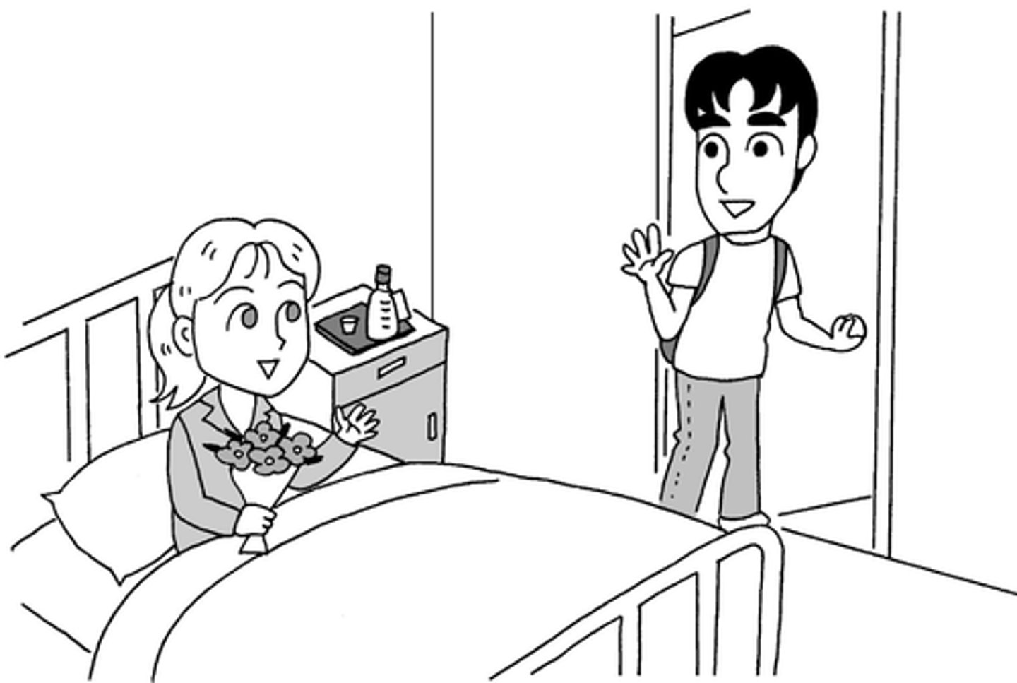 <p>Anh/Chị nhớ giữ gìn sức khỏe. ( Câu nói với người bị ốm hoặc bị bệnh )</p>