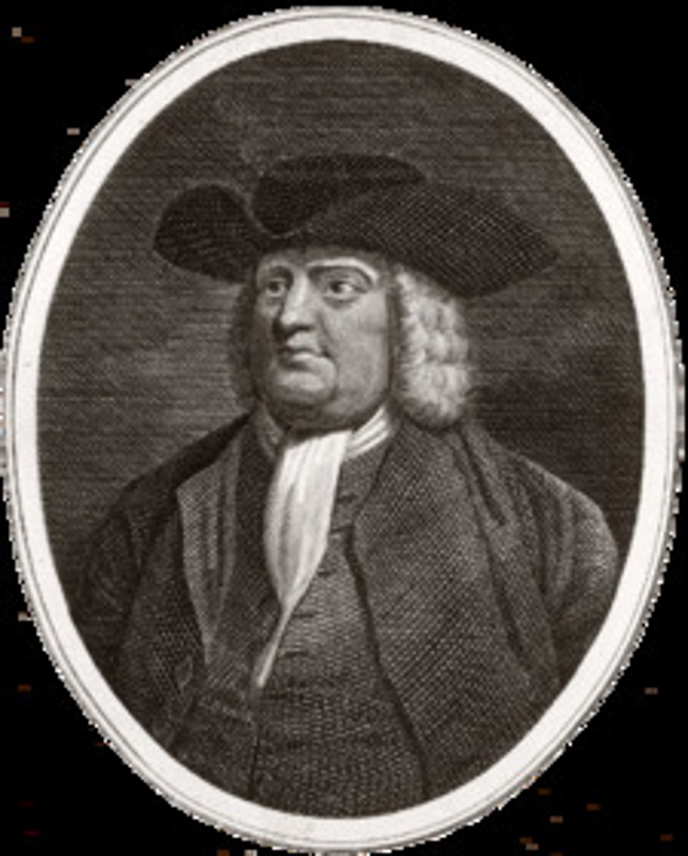 <p>Early Quaker who founded Pennsylvania and advocated religious freedom.</p>