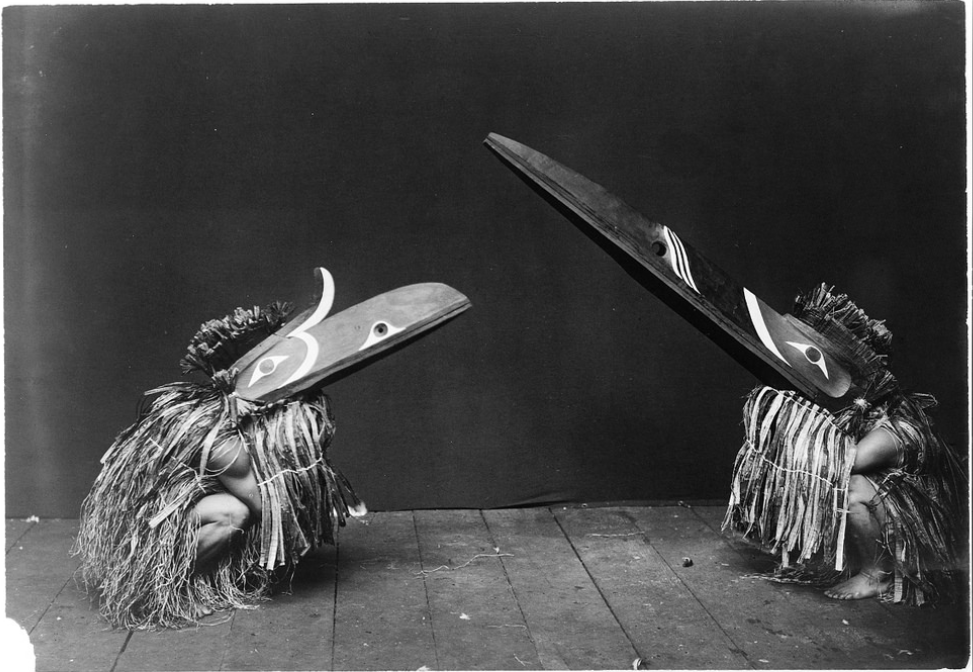 Artist/Culture: Kwakwaka’wakw
Medium: Wood, paint, and string