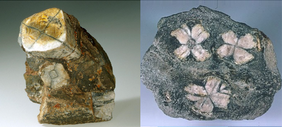 <p>Andalusite (aluminosilicate)- Orthorhombic </p>