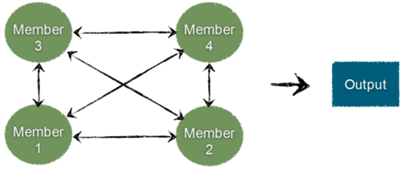 <p>The degree to which team members interact with and rely on other team members for information, materials, and resources needed to accomplish work for the team.</p>