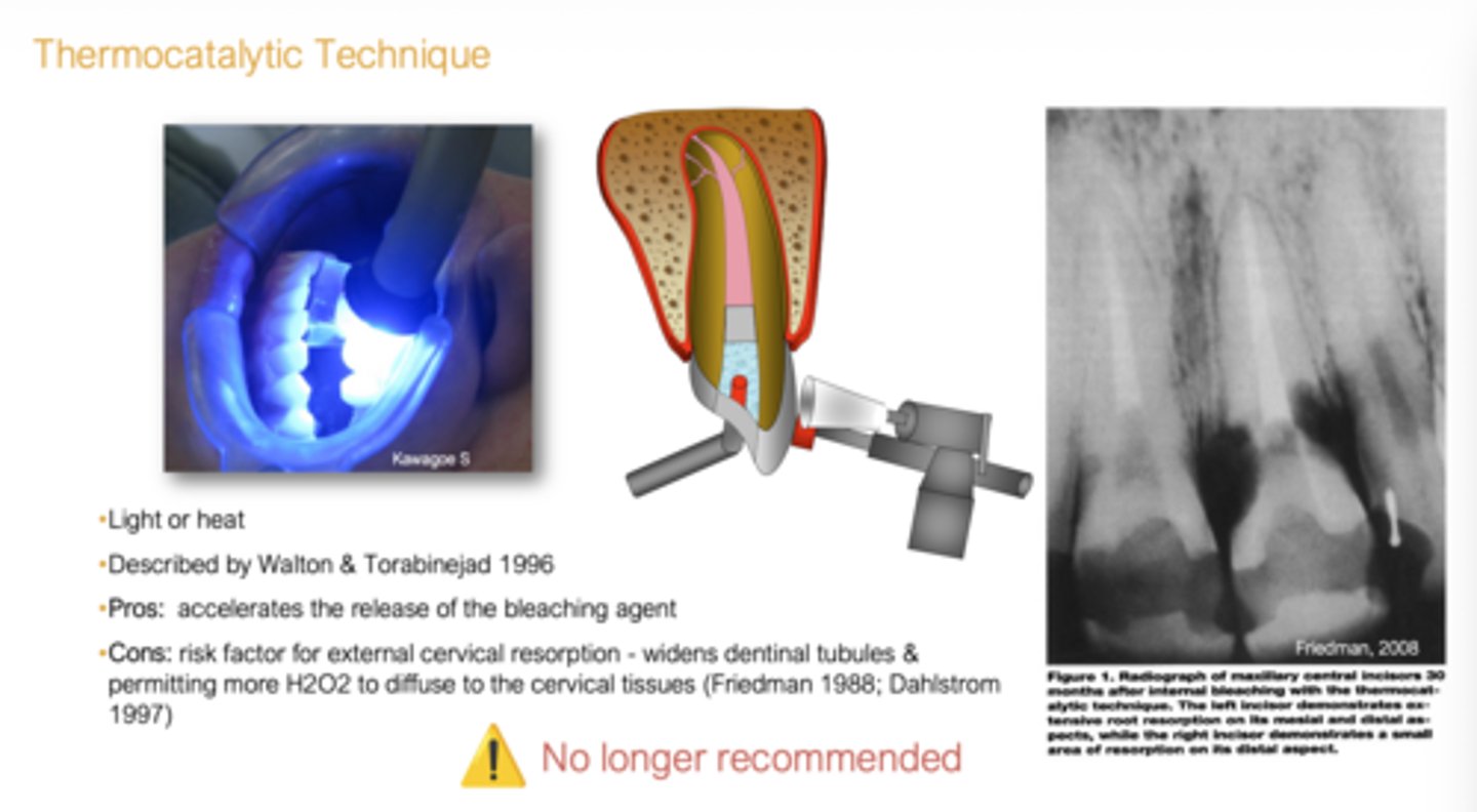 <p>Accelerates bleaching</p>