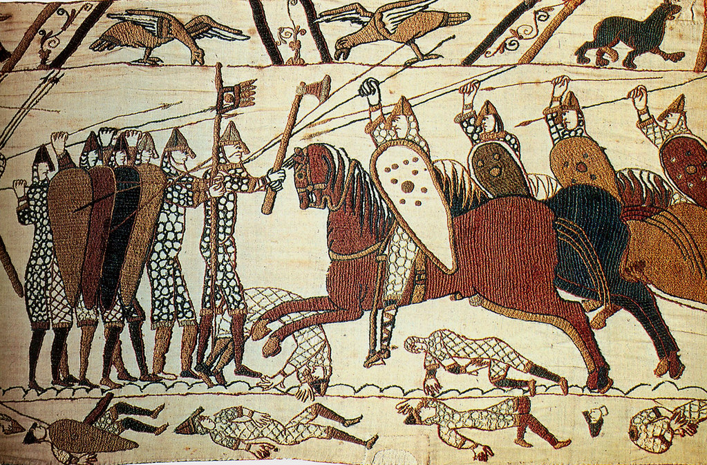 Cavalry attack from the Bayeux Tapestry