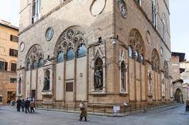 <p>ORSANMICHELE / EXTERIOR VIEW OF ORSANMICHELE SHOWING SCULPTURE IN NICHES</p>
<p>%%<strong>(FIFTEENTH-CENTURY ITALY)</strong>%%</p>
<p>==<strong>(EARLY RENNAISSANCE IN FLORENCE)</strong>==</p>
