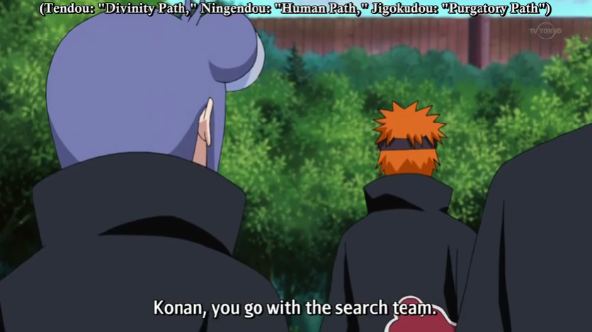 <p>side (of something, or taking someone's side), part</p><p>Pronounced Gawa</p><p>ill: Pain se séparant en équipe devant Konoha:&nbsp;“Koko de yōdō to tansaku no nite ni wakareru. Kakunin o shite oku. Yōdō wa Shuradō, Chikushōdō, Gakidō. Tansaku wa Tendō, Ningendō, Jigokudō de iku. Konan, omae wa tansaku-gawa da.” <=>&nbsp;ここで陽動と探索の二手に分かれる。確認をしておく。陽動は修羅道・畜生道・餓鬼道。探索は天道・人間道・地獄道でいく。小南、お前は探索側だ。:&nbsp;From here on out, we'll split into two groups: one for diversion and another for the search. Check it ahead of time.&nbsp;Diversion — Shura, Chikushō, Gaki Paths. Search will proceed with&nbsp;Deva, Human, Hell Paths. Konan, you’ll be on the search side.</p><p>ill: Yamato au Raikage: “Raikage-sama…… katsute anata ga Hyūga no Byakugan o nerai yatta koto wa, Konoha de wa nani mo kaiketsu shite inai. Sensō no hidane o tsukutta Kumo-gawa ni taishi, Konoha wa chi no namida o nonde sensō o kaihi shita.“ <=> 雷影様……かつてあなたが日向の白眼を狙いやったことは、木ノ葉では何も解決していない。戦争の火種を作った雲側に対し、木ノ葉は血の涙をのんで戦争を回避した。: Raikage-sama… What you once did — targeting the Hyūga clan’s Byakugan — remains unresolved on Konoha’s side. Even though it was Kumo(‘s side) that fueled the flames of war, Konoha swallowed tears of blood to avoid war.</p><p><u>ex</u>: 国側 Kunigawa: the State (the political leaders)</p><p>ill: Tobi à Zetsu Blanc après que Naruto et Killer Bee soient sortis de leur cachette: “Daimyō-domo wa mō iran. Yatsura o <em>toraereba</em> kuni-gawa kara sato no shinobi rengō e atsuryoku ga kakaru ga, motomoto sō shite Hachibi to Kyūbi o <em>dasaseru</em> tame no koma ni suginakatta.“ (<em>Provisional Present</em>;<em> Causative</em>) <=> 大名どもはもういらん。奴らを捕らえれば国側から里の忍連合へ圧力がかかるが、もともとそうして八尾と九尾を出させるための駒にすぎなかった。: The Daimyōs are no longer necessary. Capturing those guys would have put pressure from the political leaders on the Shinobi alliance, but originally they were nothing more than pawns used in order to force Hachibi and Kyûbi to come out.</p><p><u>ex</u>: 内側 Uchigawa: interior, inner part, inside</p><p>ill: Urahara à Aizen après avoir placé un sort de Kidô bloquant l’évacuation de reiatsu par ses pores: “…Anata wa jibun jishin no reiatsu de uchigawa kara yaki tsukusareru.“ <=> …アナタは自分自身の霊圧で内側から灼き尽くされる。: You will be completely incinerated from the inside by your own reiatsu.</p><p>[焼き尽くす yaki tsukusu: to burn completely, to be consumed by fire]</p>