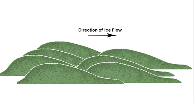 <p>drumlins</p>