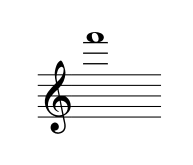 <p>additional lines to a staff</p>