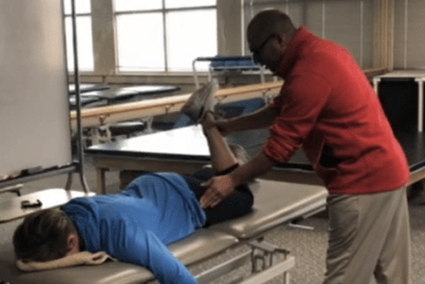 <p>purpose: test for femoral antetorsion/retrotorsion</p><p>procedure:</p><p>- patient prone</p><p>- examiner palpates posterior aspect of greater trochanter with one hand and uses the other hand to passively IR and ER the leg until the trochanter prominence reaches its most prominent/lateral position </p><p>- once the most prominent/lateral position is found, use an inclinometer placed on the medial tibia to measure the angle between the lower leg with respect to vertical </p><p>positive finding:</p><p>- antetorsion: <8 degrees</p><p>- retrotorsion: >15 degrees</p>