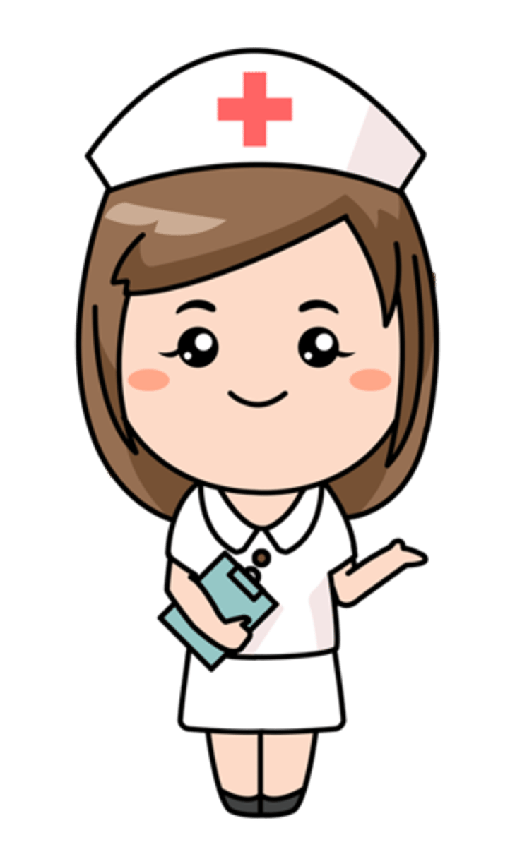 <p>She is a nurse</p>