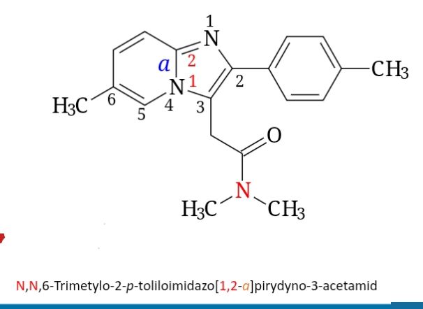 <p>niebenzodiazepinowe środki nasenne („Z-leki”)</p><p class="has-focus">wiąże się z podjednostką α1 receptora GABA-A</p><p class="has-focus is-empty">nasila działanie GABA w neuronach hamujących</p><p class="has-focus is-empty">Skutek:</p><p class="has-focus is-empty">działanie nasenne, szybkie zasypianie</p>