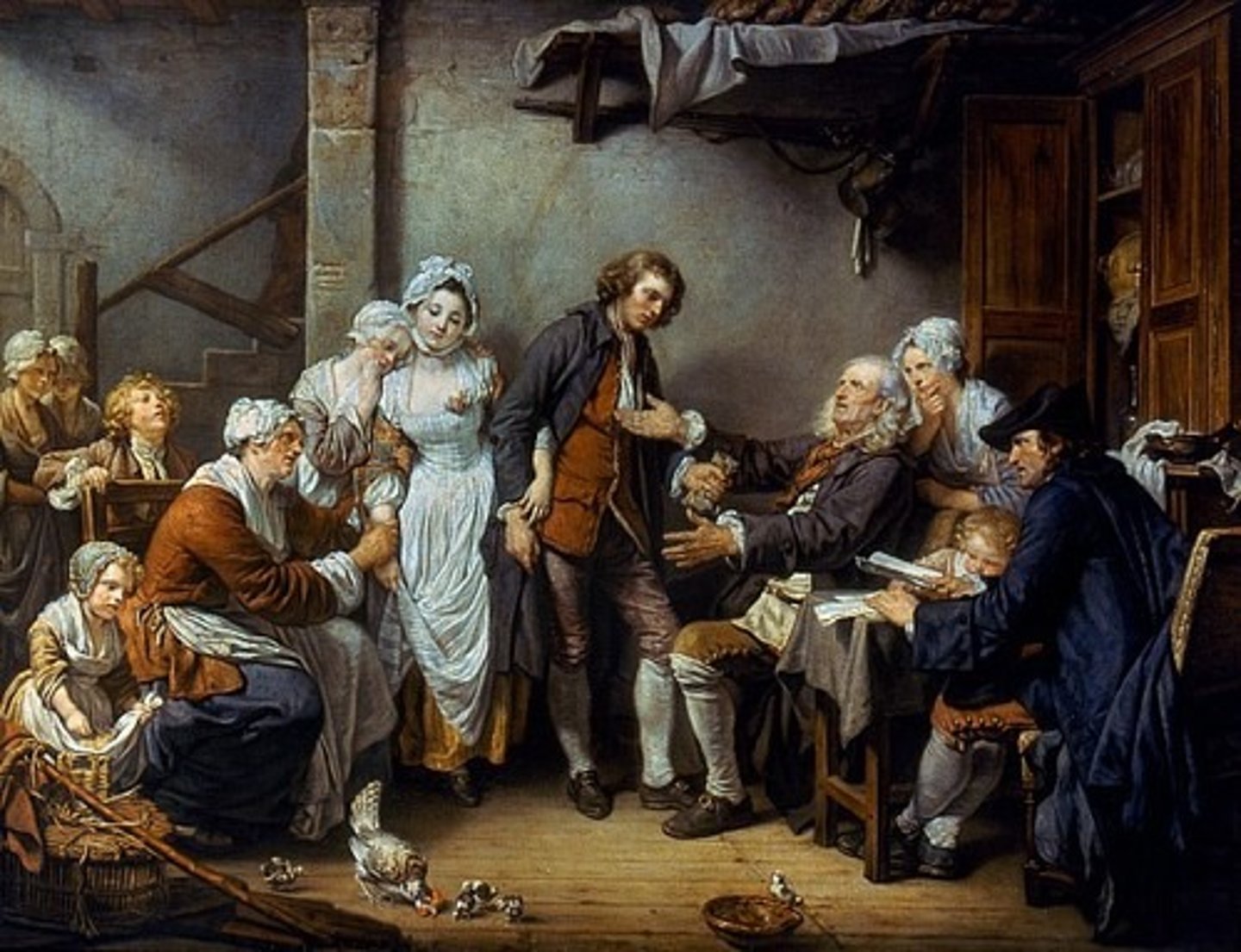 <p>GREUZE, Village Bride,</p><p>1761</p>