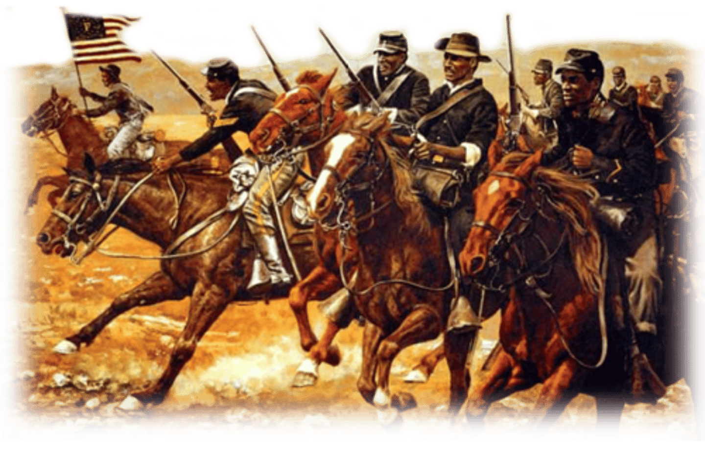 <p>AA who served in the US army on the war of the Western frontier following the Civil War</p>