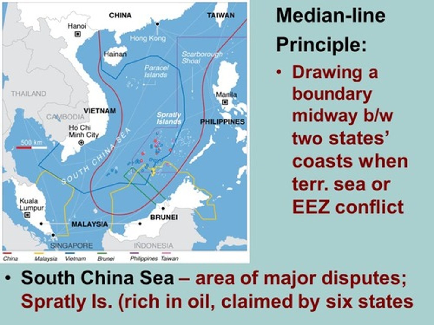 <p>lines made to distribute water ways when states are within 200 miles of each other</p>