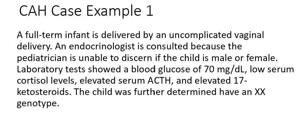 <p>Predict how the following serum values will be altered in this case compared to normal based on a deficiency of 21-hydroxylase (Aldosterone, K, Na, Renin).</p><p></p>