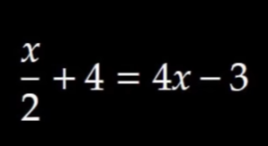<p>Løs ligningen</p>