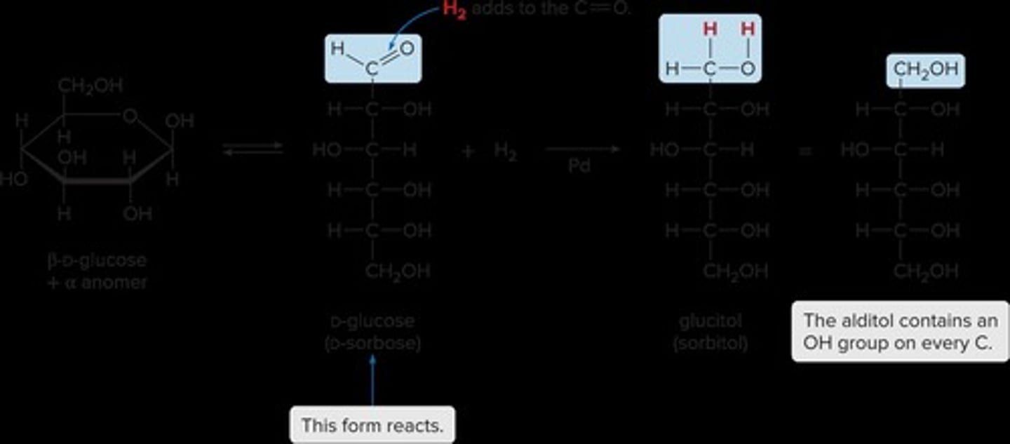 <p>It is reduced to an alcohol using Pd.</p>