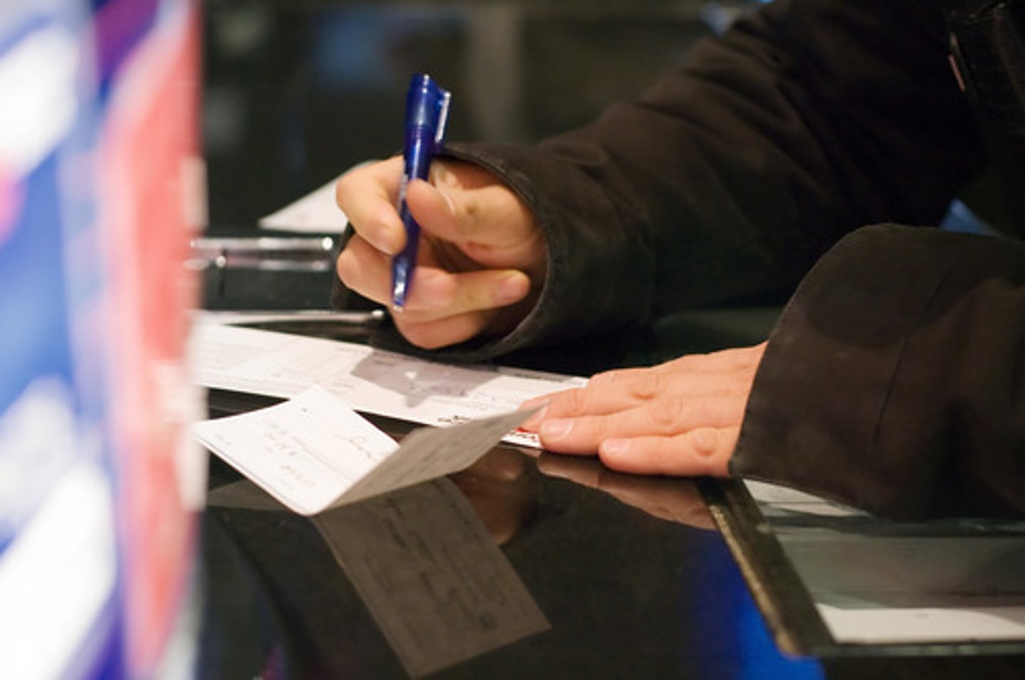 <p>the check endorsements that classify "deposit only"</p>