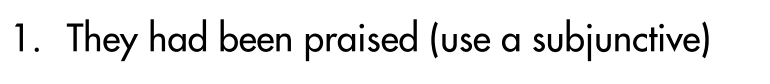 <p>Translate each word or phrase into Latin: </p>
