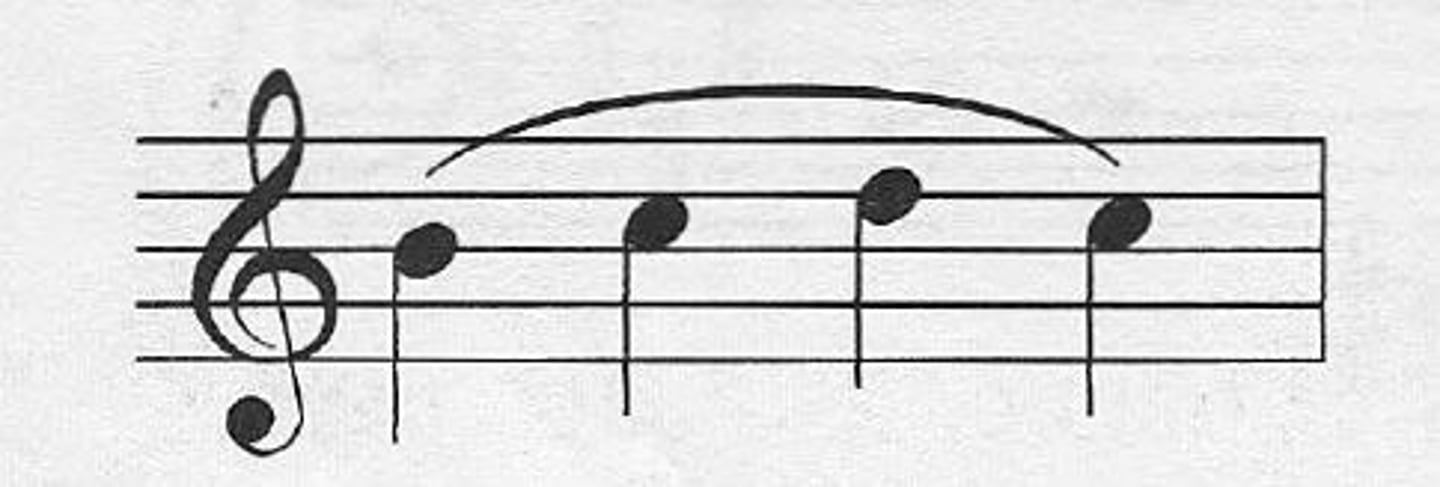 <p>slur / perform smoothly</p>