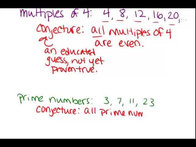 <p>Unproven statement that is based on observation</p>