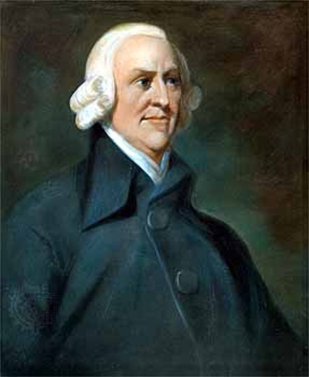 <p>(1723-1790) British philosopher, writer, and economist. His book, The Wealth of Nations, describes his theory on free trade, otherwise known as laissez-faire economics.</p>