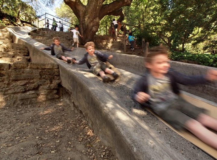 <p>The energy of a moving object</p>