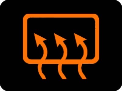<p>Rear window defroster</p>
