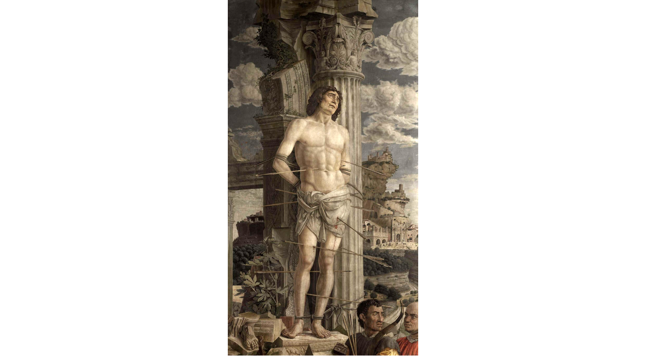 Saint Sebastian, 1480. Andrea Mantegna