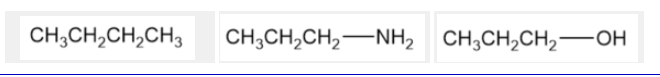 <p>3: Arrange the following compounds in order of increasing boiling point.</p><p><br></p>