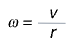 <ul><li><p>v = ωr</p></li></ul><p></p>