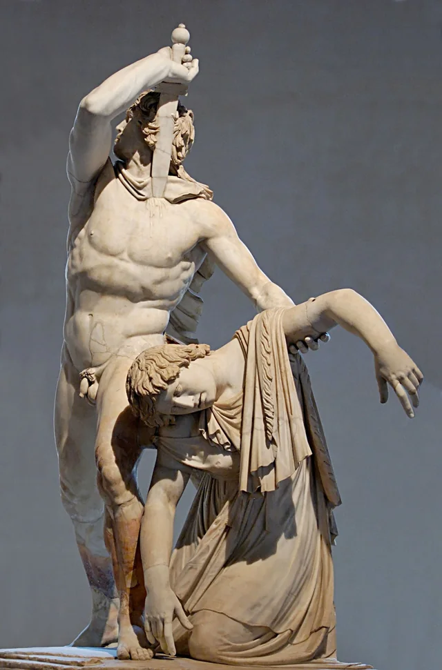<p>(Hellenistic Period) Gaul Killing Himself and his Wife: Made in- </p>