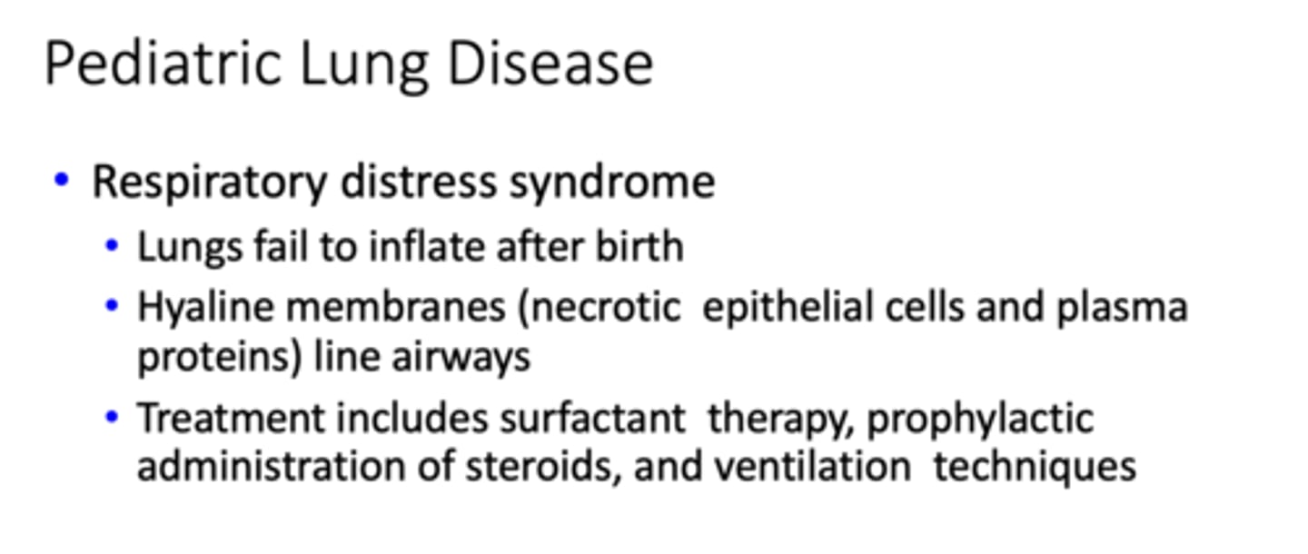 <p>Respiratory distress syndrome</p>