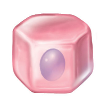 <p>cube shaped. as wide as it is tall</p>