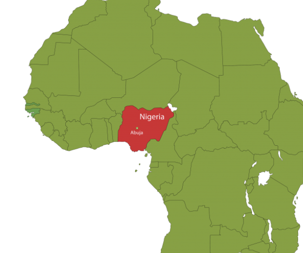 <p>It is located in western Africa, bordering the countries <span>Benin, Niger, Chad and Cameroon and the Gulf of Guinea to its south.</span></p>