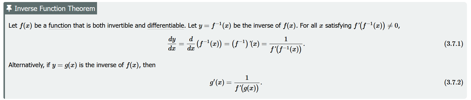 <p>Take the derivative like normal except for anything except any variable that is not based on x, then take derivative in context of the variable. For example, d/dx(5y²) → 10y*dy/dx</p>