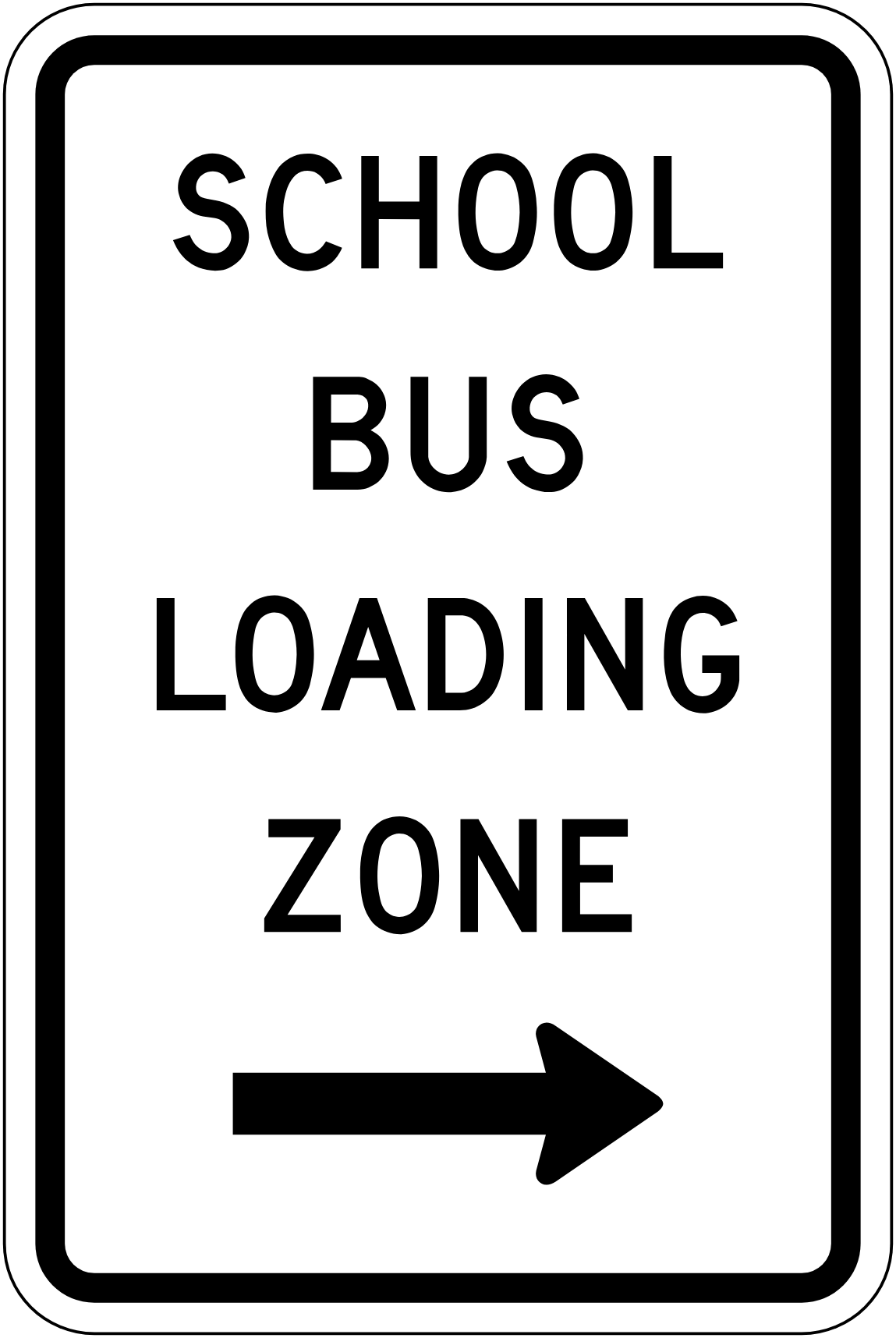 <p>What does this sign indicate about school buses?</p>