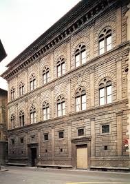 <p>-Florence, Italy -Leon, Battista Alberti -1450 -Stone, masonry -different levels to house different parts of the family -4 floors</p>