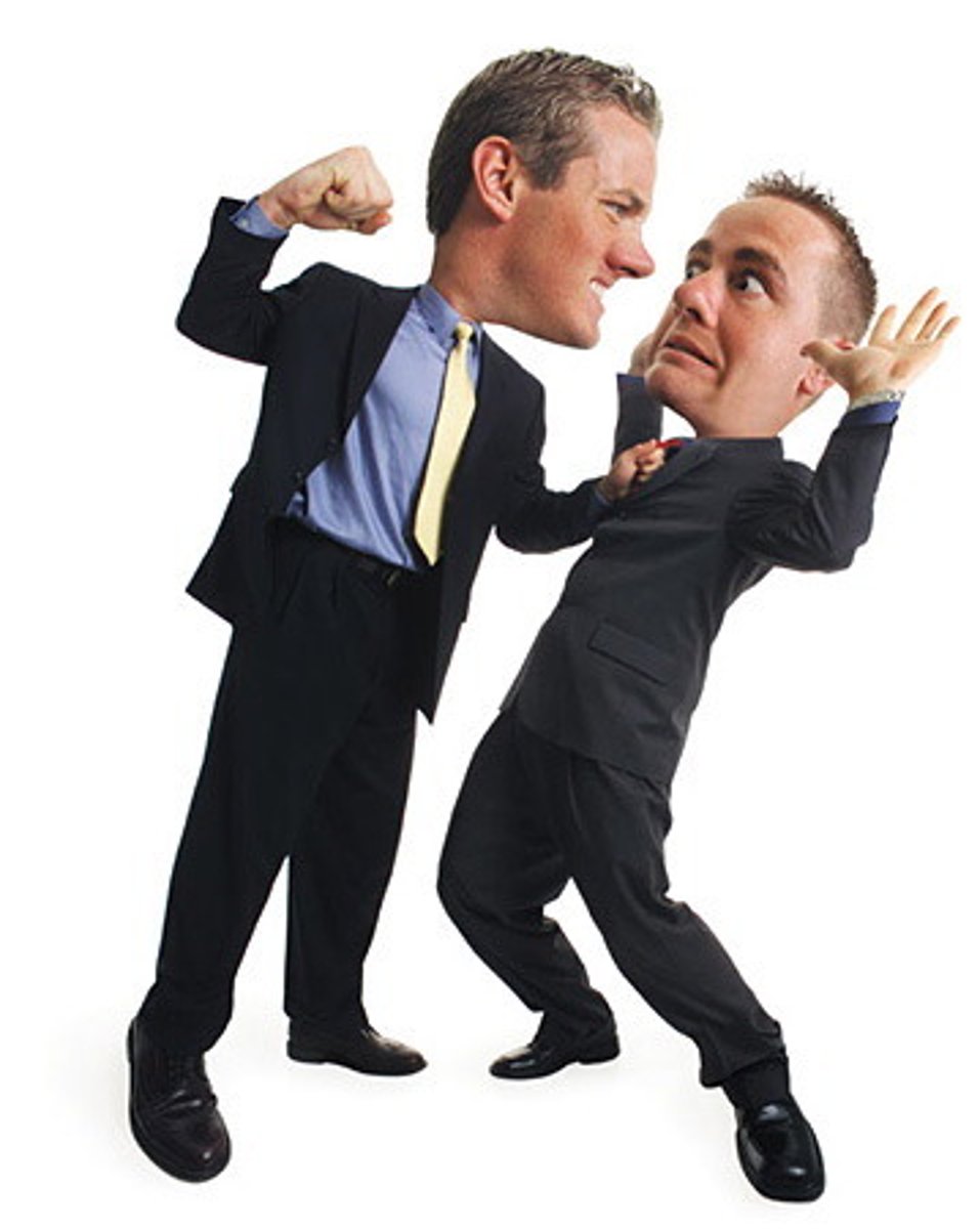 <p>adj. đáng sợ, nản chí = intimidating = discouraging</p>