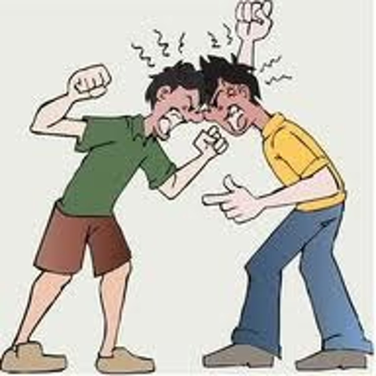 <p>(of an argument, etc.) angry and full of strong bitter feelings and words</p>
