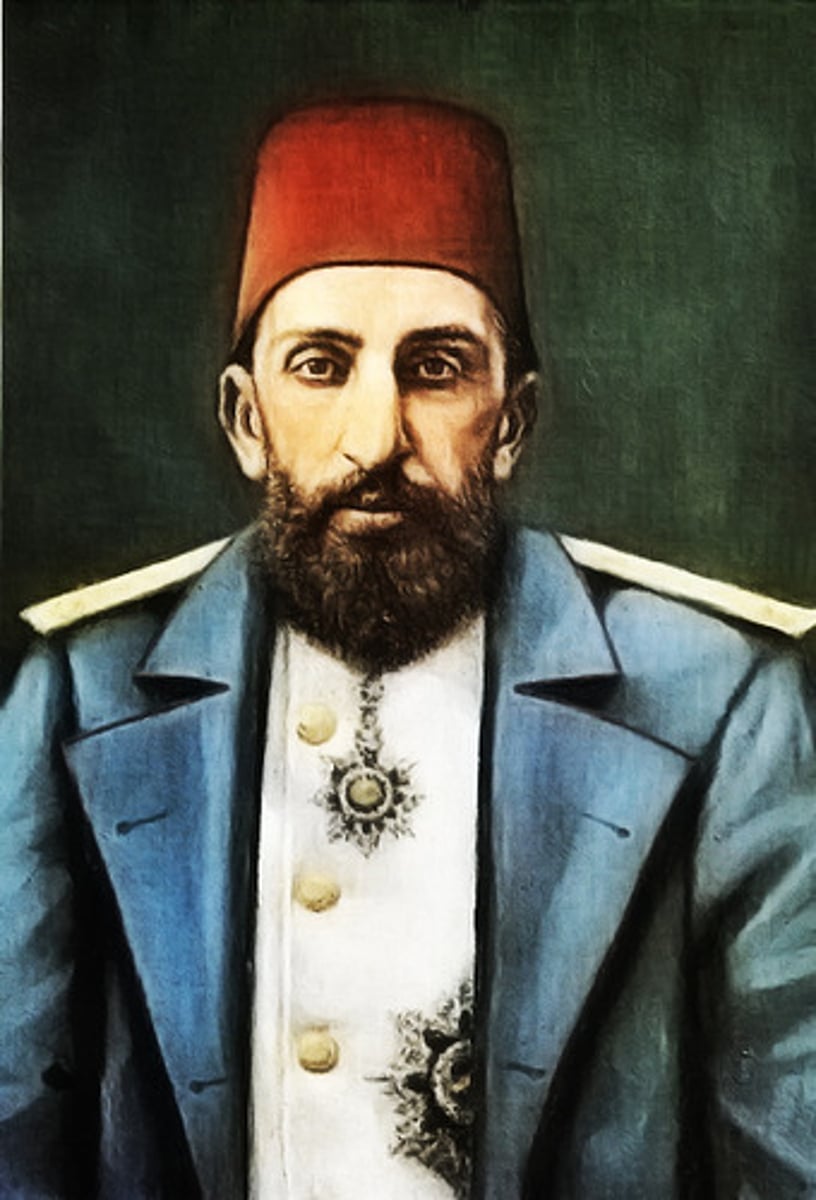 <p>a. Sultan</p><p>b. Ottoman Empire</p><p>c. Brutal emperor that scrapped the constitution, repressed dissent, and organized a genocide against the Armenians. He was eventually thrown out of power by the Young Turks.</p>