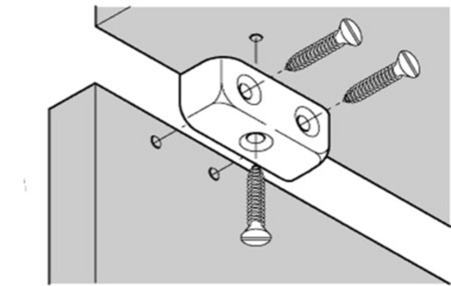 <p>small, rigid polymer blocks that have moulded screw holes in them. screw holes take screws that are used to join the blocks to panels. typically used in storage units (like cupboards) as they are simple and strong. it is an unattractive joint and is being phased out of mainstream furniture manufacture.</p>