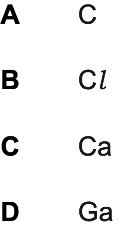 <p>Which element has atoms with the greatest number of singly occupied orbitals?</p>