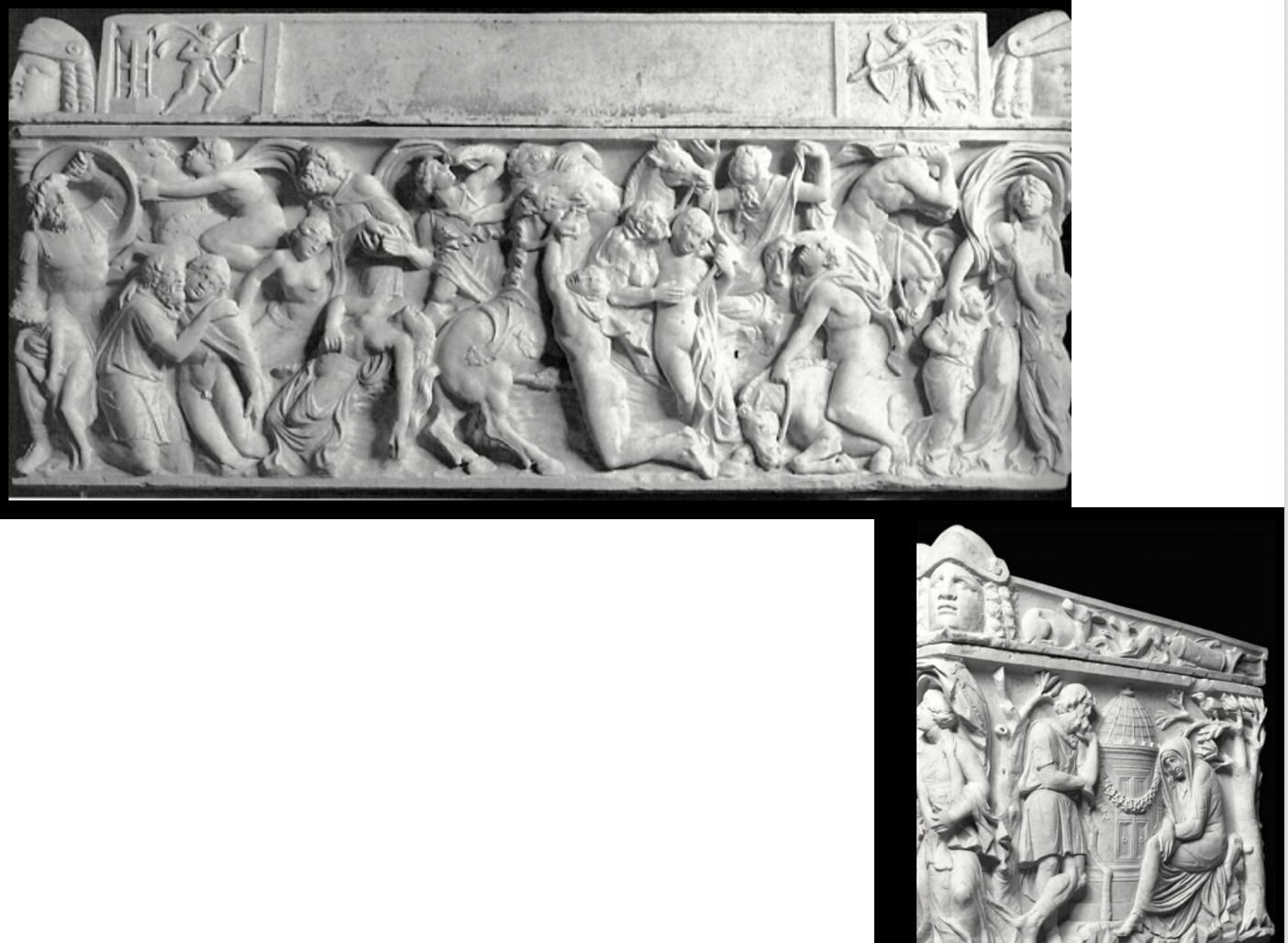 <p>Niobids Sarcophagus from a tomb near the porta viminalis</p>