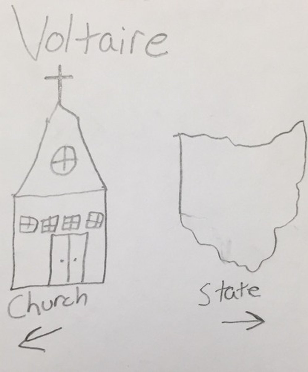 <p>Constitutional principle which prevents a government from favouring or setting up an official church, from providing support for religious institutions, or from requiring church to enter politics.</p>