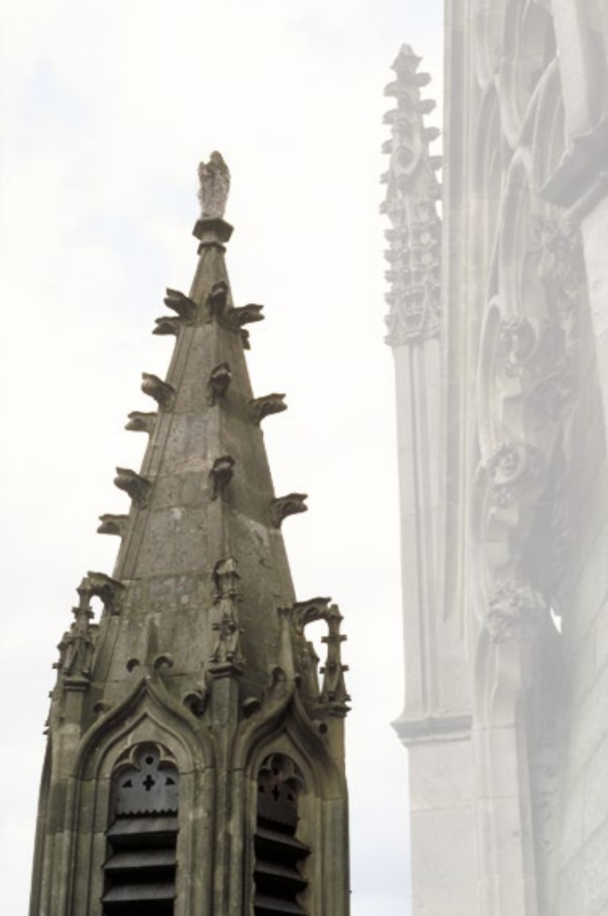 <p><span>Steeply pointed termination of a tower element. They can be located anywhere towers, end ofa roof, etc</span></p>