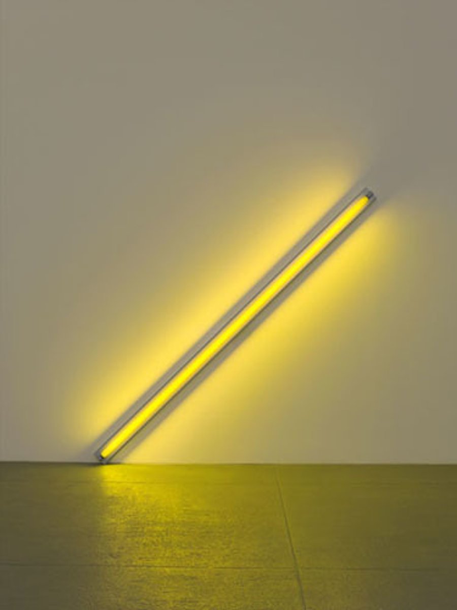 <p>Dan Flavin, "The Diagonal of May 25, 1963 (To Robert Rosenblum)", 1963</p>