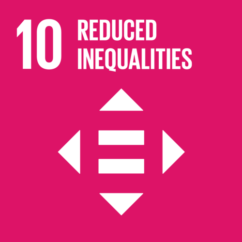 <p>Reduced Inequalities</p><p>Reduces inequality within and among countries.</p>