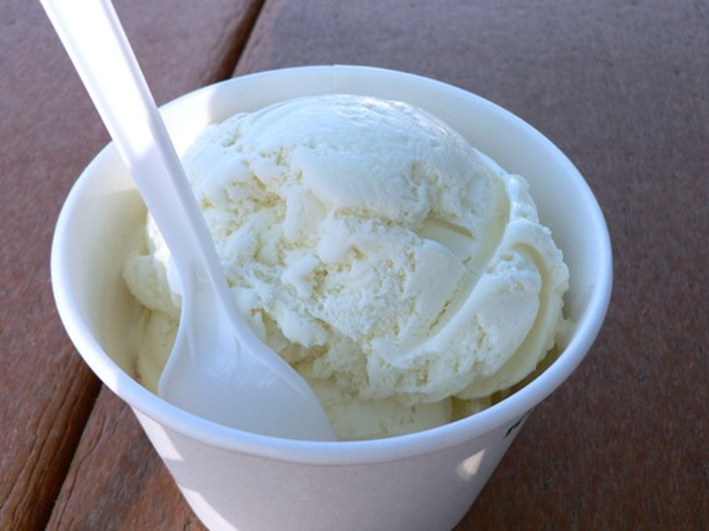 <p>a vanilla ice cream</p>