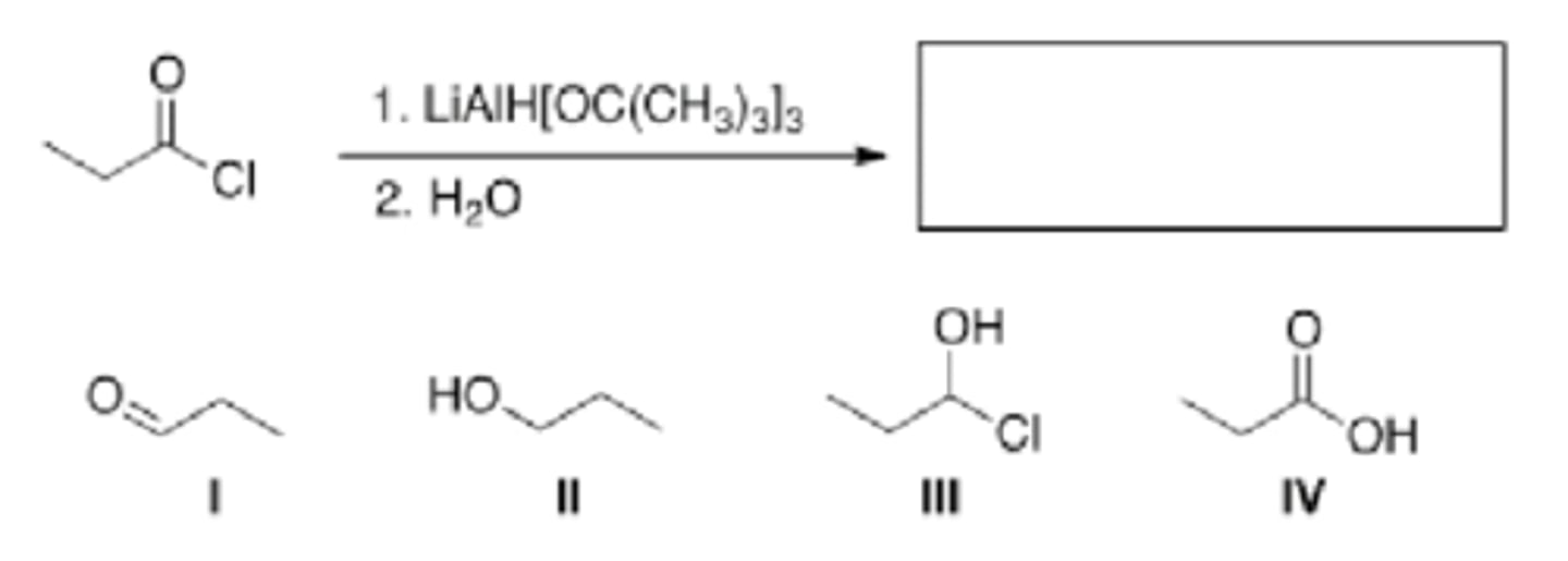 <p>What is the major organic product of the following reaction?</p>